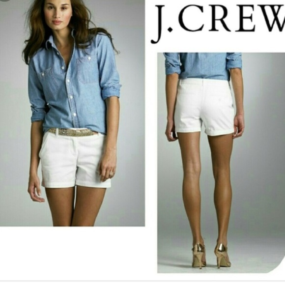 j crew white chinos
